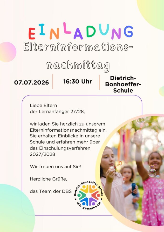 LA 27 28 Elterninformationsnachmittag 7.7.26